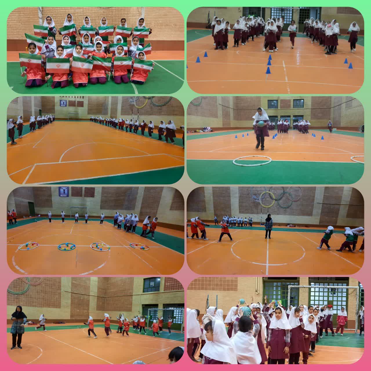 ⚽️ حضور دانش اموزان پایه دوم در سالن ورزشی ⚽️