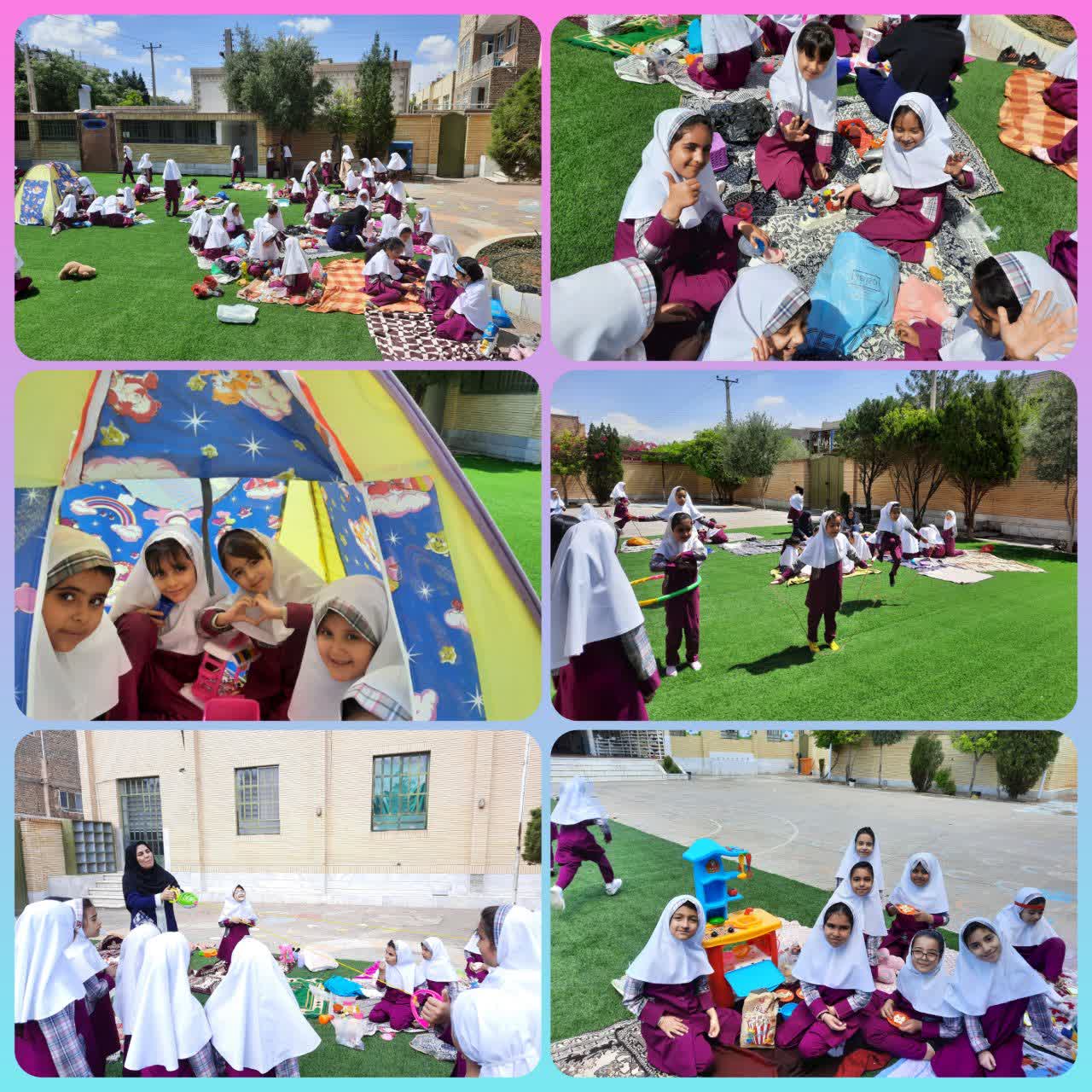 🎊🥰 اردوی شاد تفریحی ، ورزشی درون مدرسه ای 🥰🎊🥰🎊 دختران گل پایه اول🥰🥰🥰