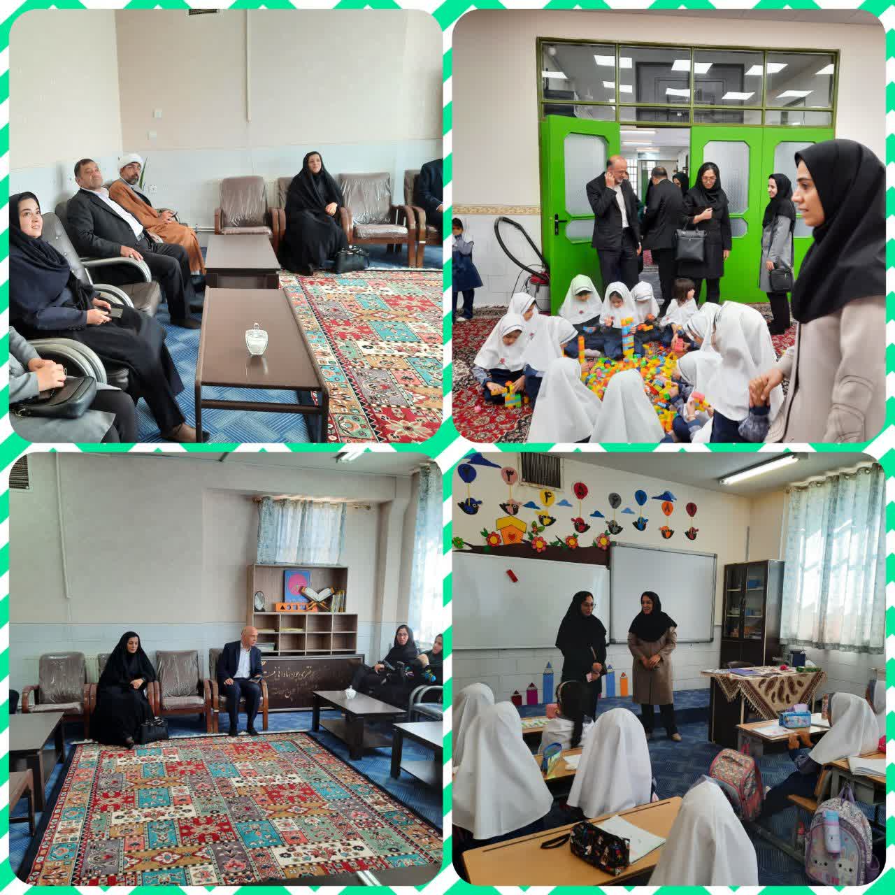 بازدید مسئولین محترم مجتمع به مناسبت شروع سال تحصیلی از مدرسه