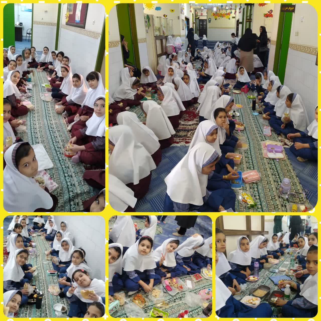 آشنایی دانش اموزان با تغذیه سالم به مناسبت روز جهانی غذا