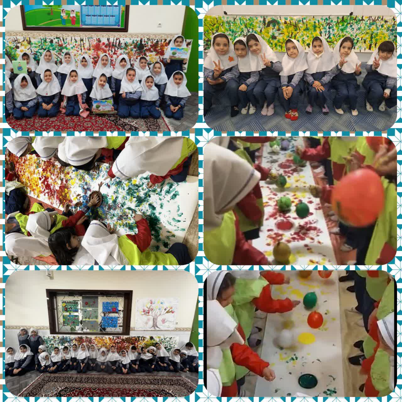 کارگاه هنر به مناسبت روز درختکاری