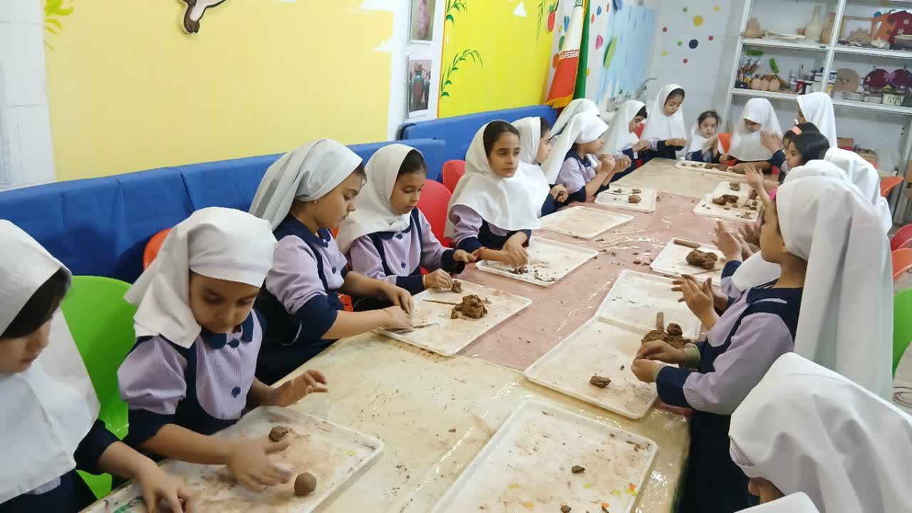 تلفیق کارگاه هنر و آموزش پایه دوم