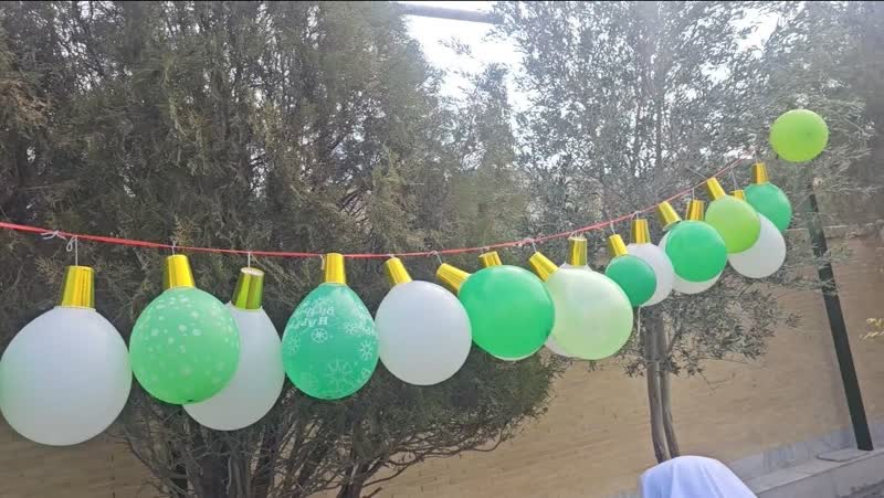چراغانی میلاد امام زمان (عج) نوآموزان پیش دبستانی